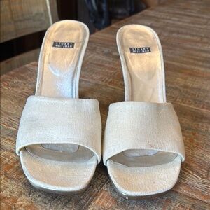 Stuart Weitzman Women's Gold Mules